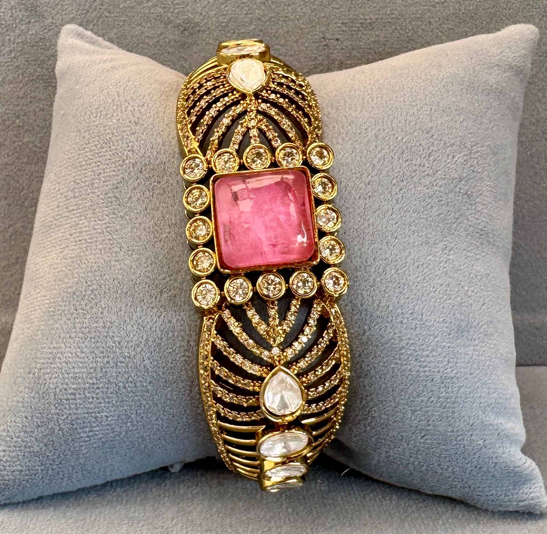 Statement Polki Cuff Kada
