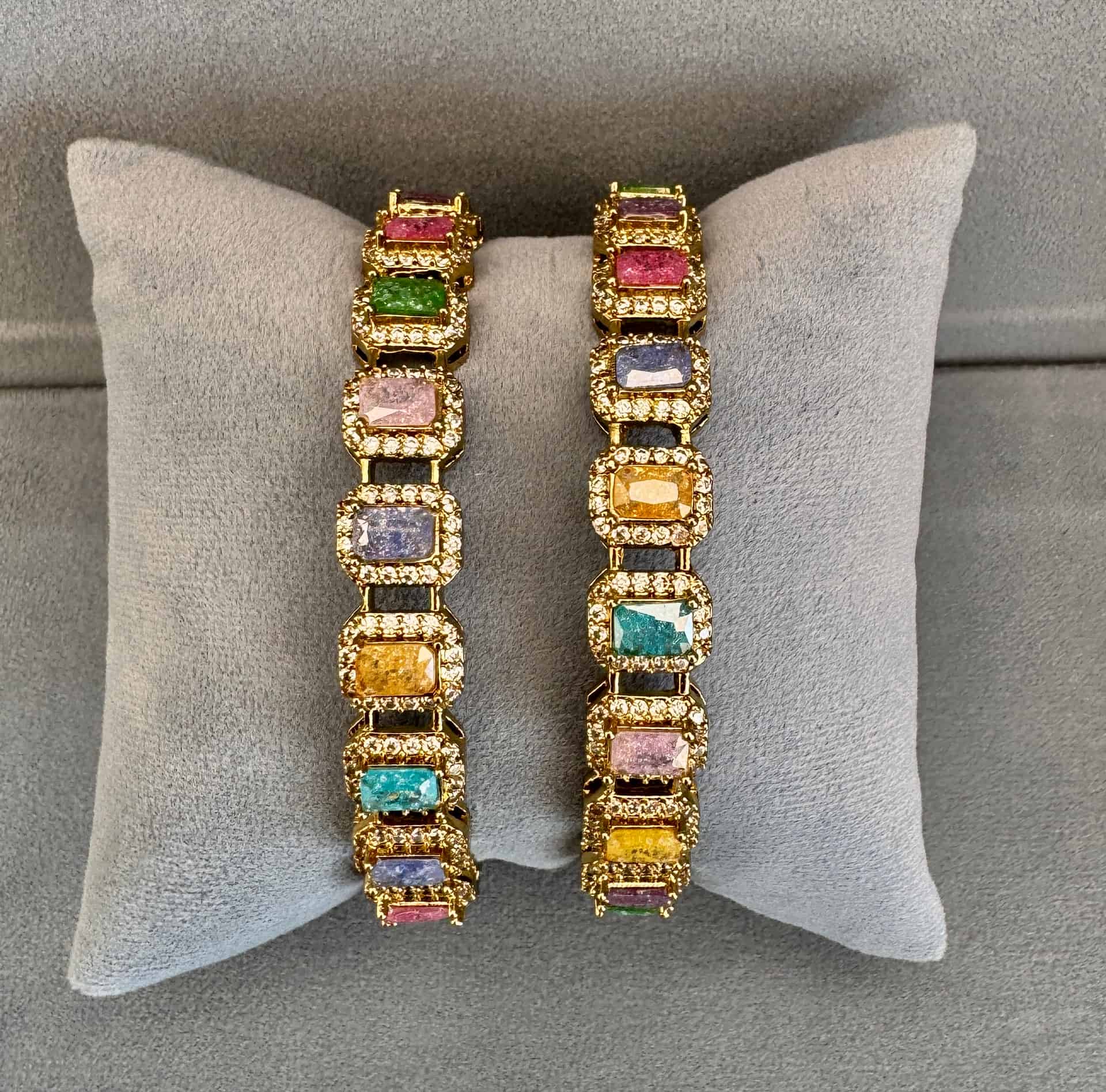 Rainbow Halo Bangle Set – 2-2