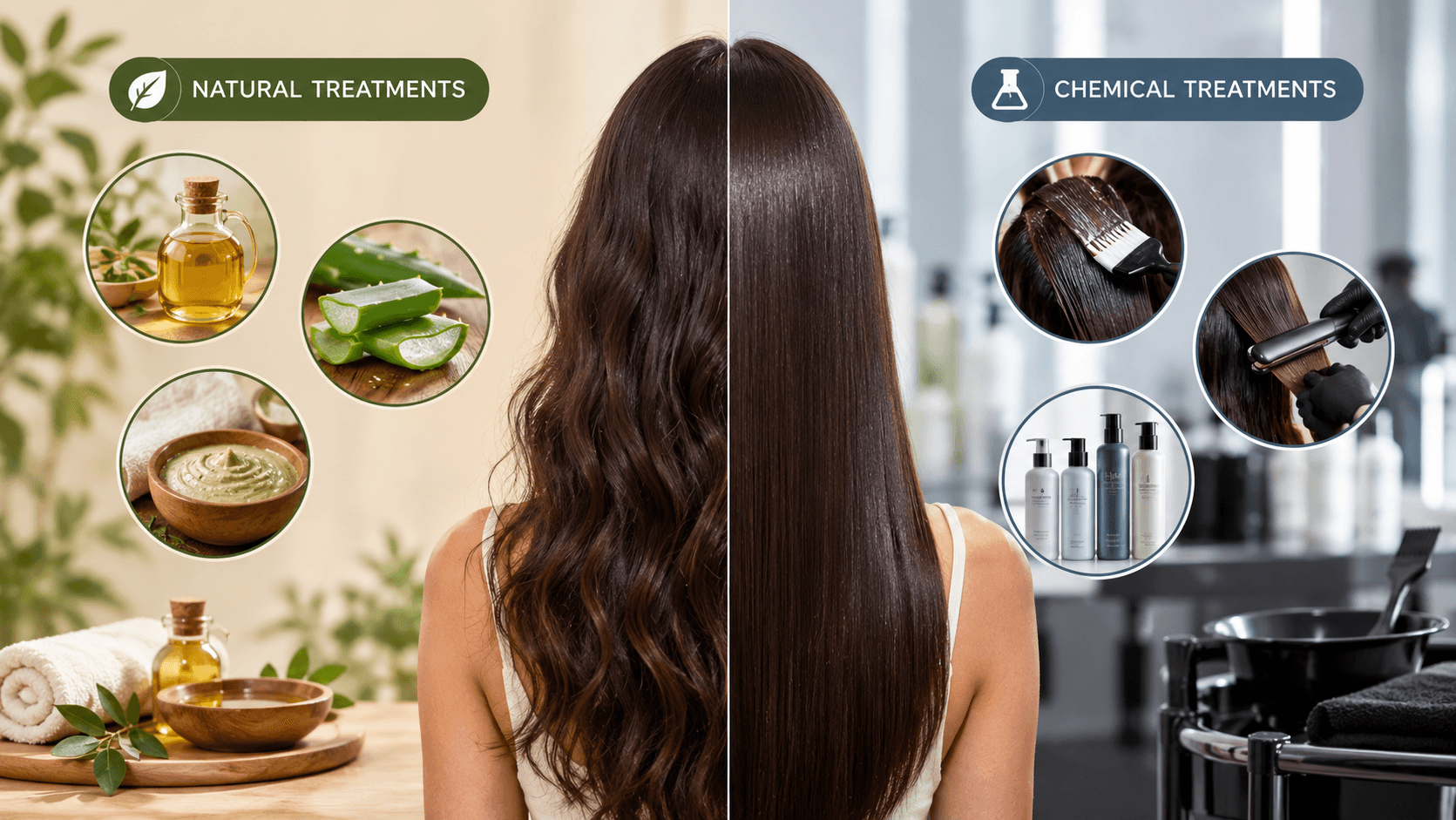 Natural vs. Chemical Hair Treatments: How to Decide