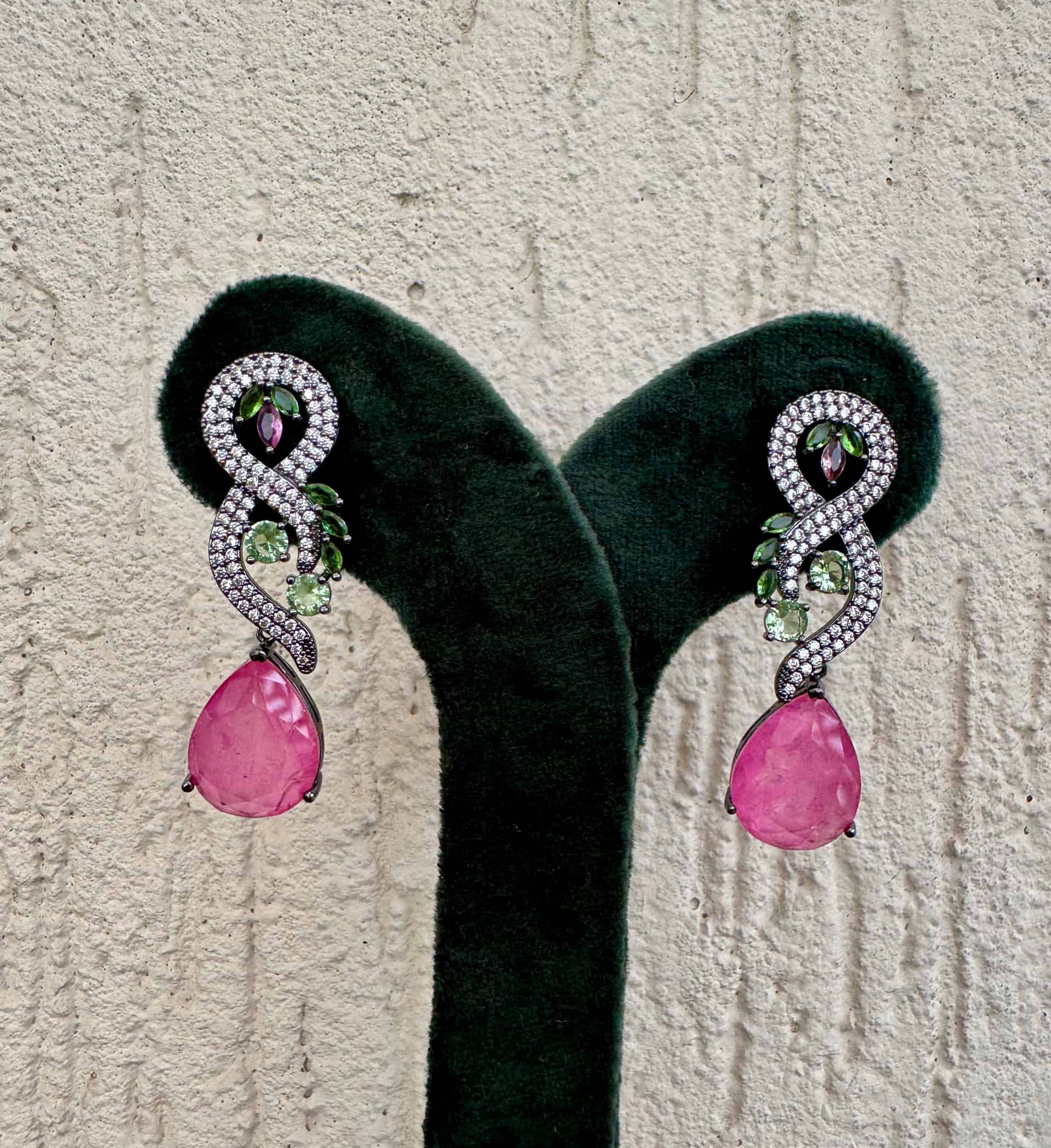Infinite-symbol Drop Earrings