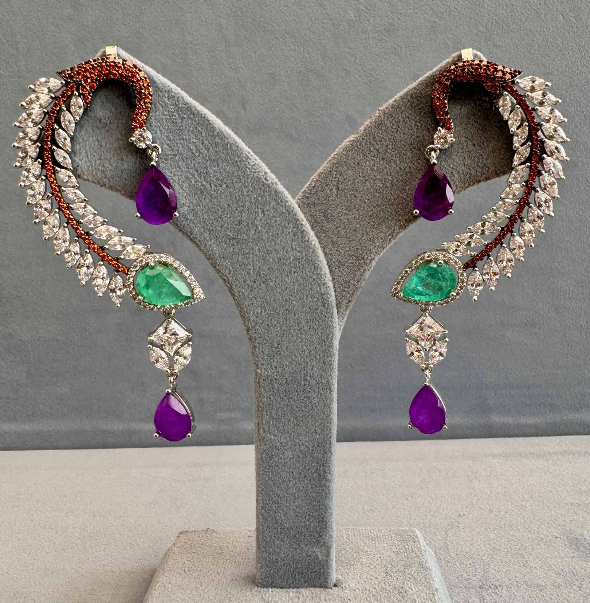 Aurora Wing Ad Ear Cuffs – #7033b6
