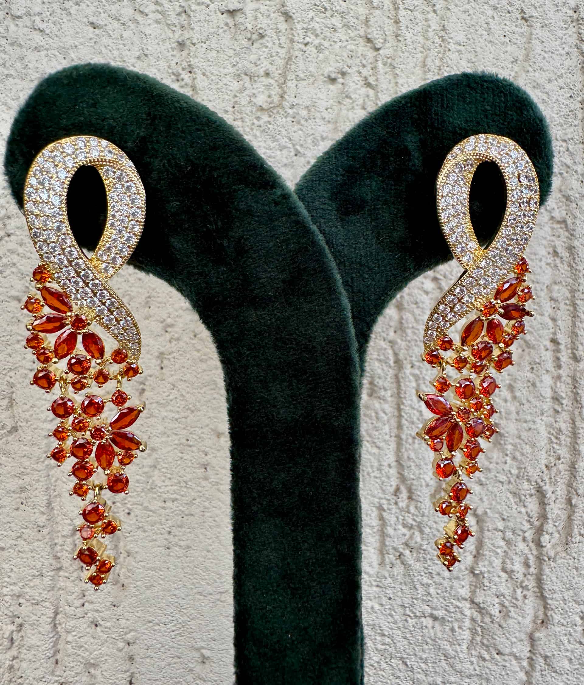 Infinity Design American Diamond Design Earring