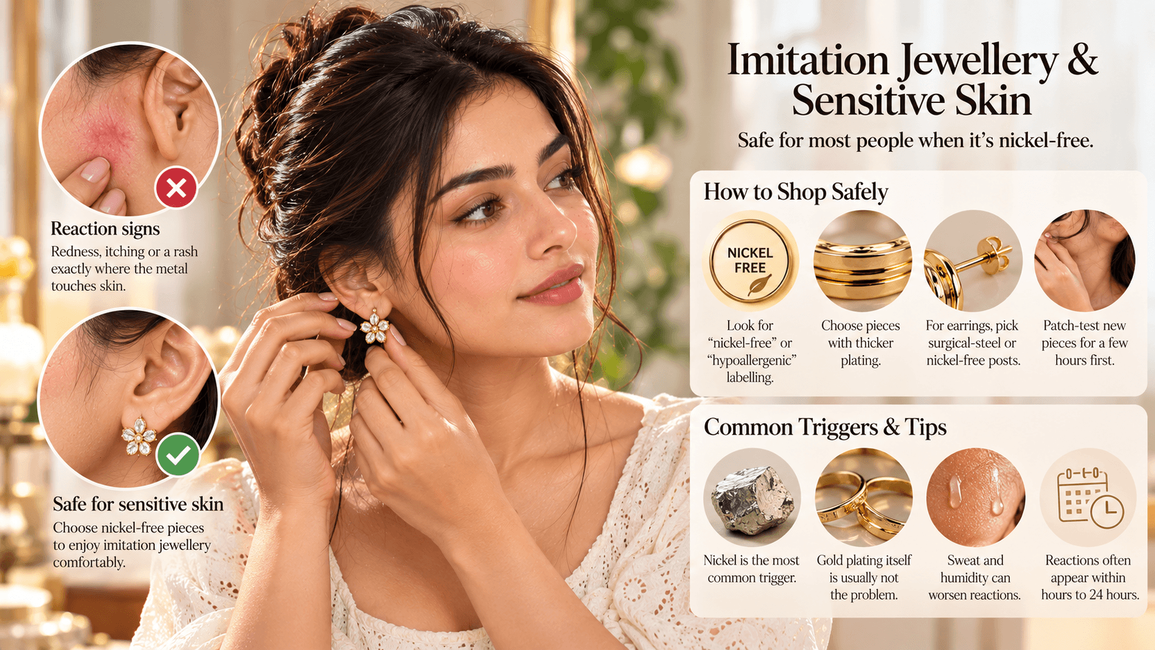 Is Imitation Jewellery Safe for Sensitive Skin?