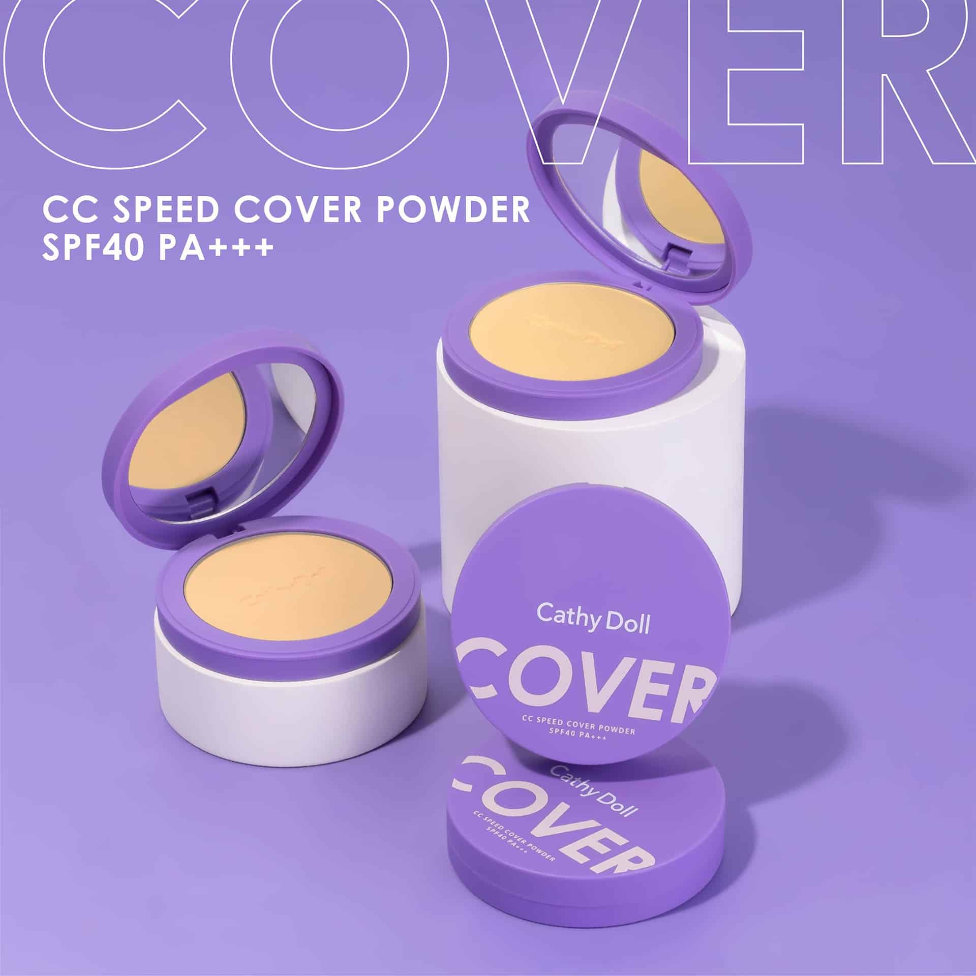 Cc Speed Cover Powder Spf40 Pa+++ – High Coverage – One Size