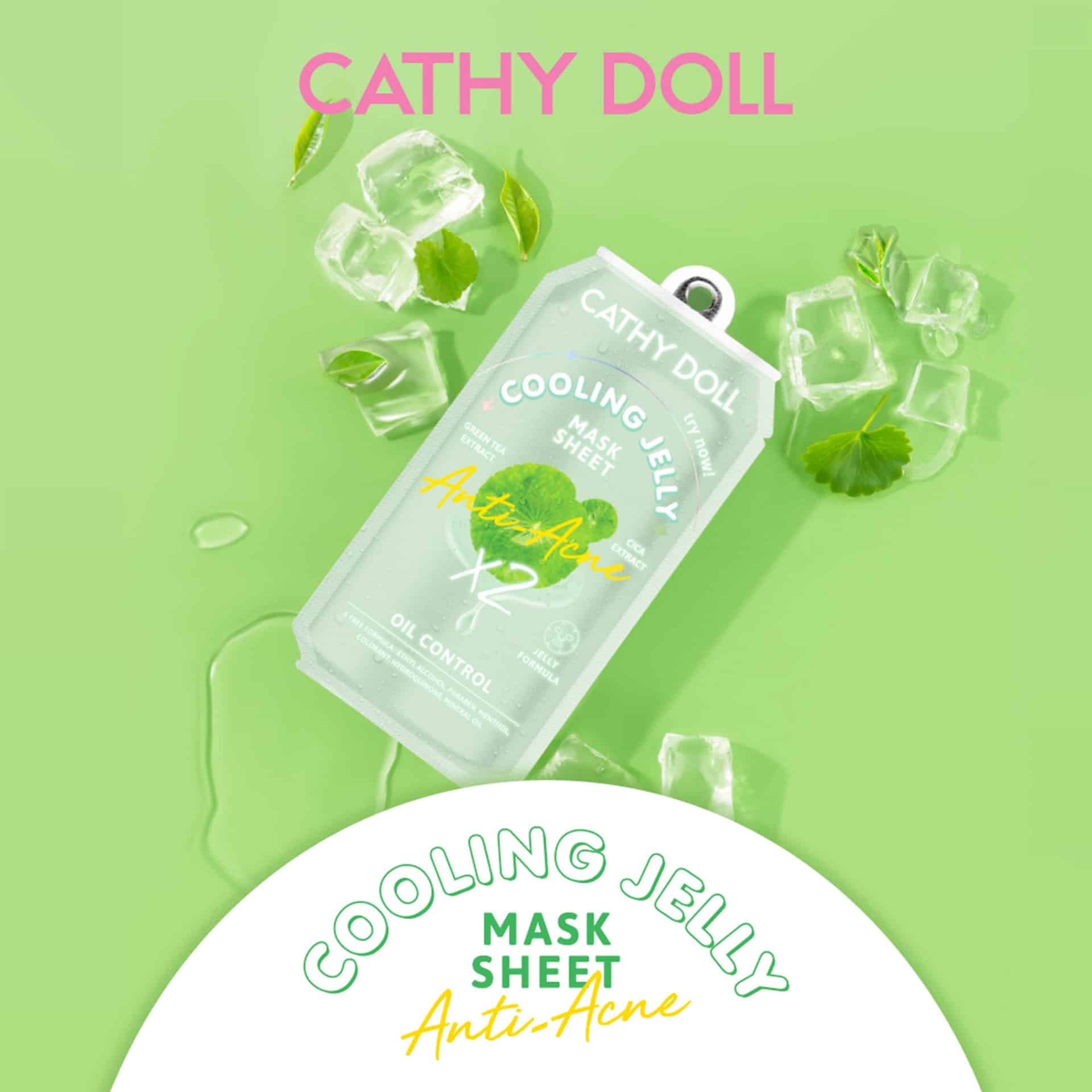 Cooling Jelly Mask Sheet – Anti Acne (oil Control & Pore Care) – One Size