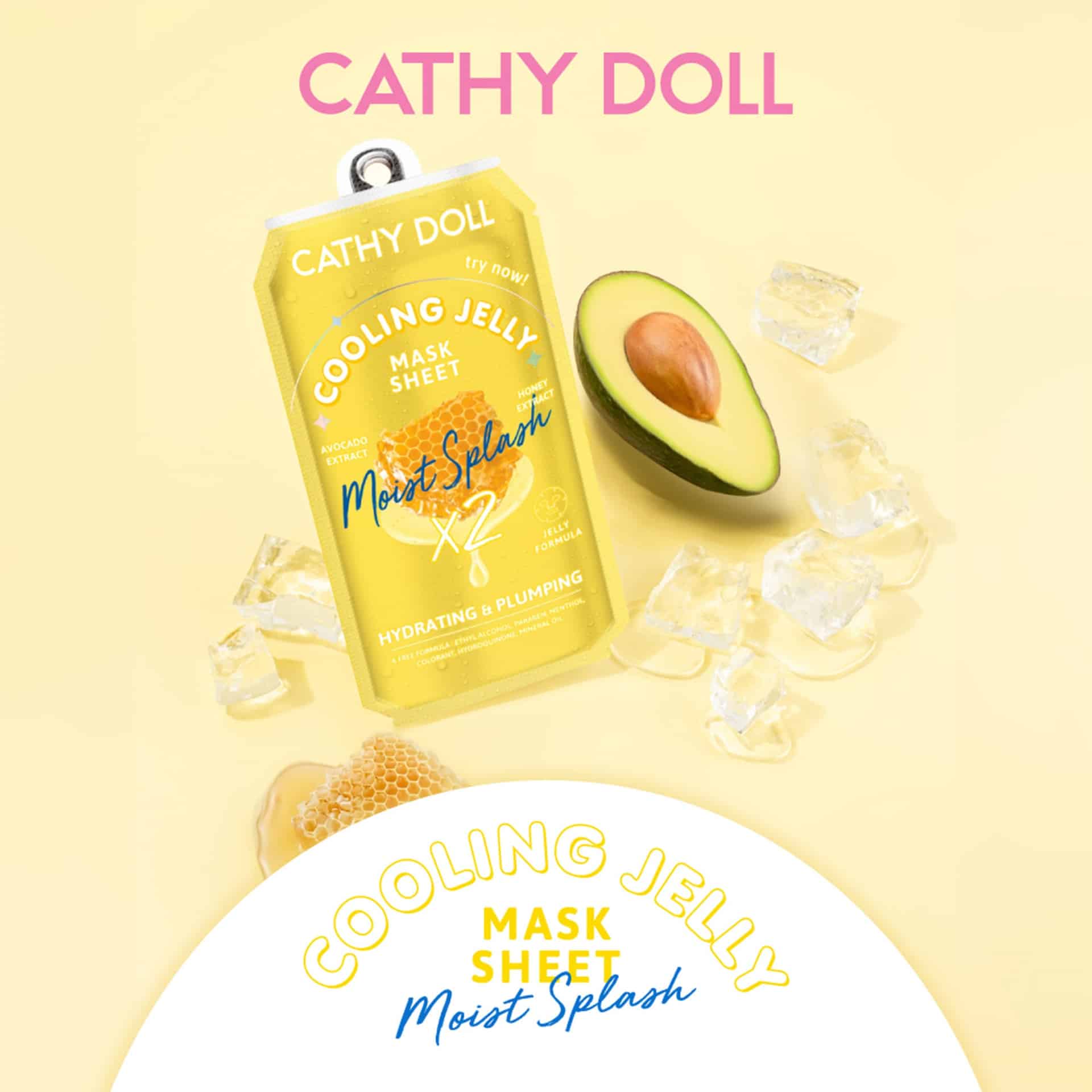 Cooling Jelly Mask Sheet – Moist Splash (hydrating & Plumping) – One Size