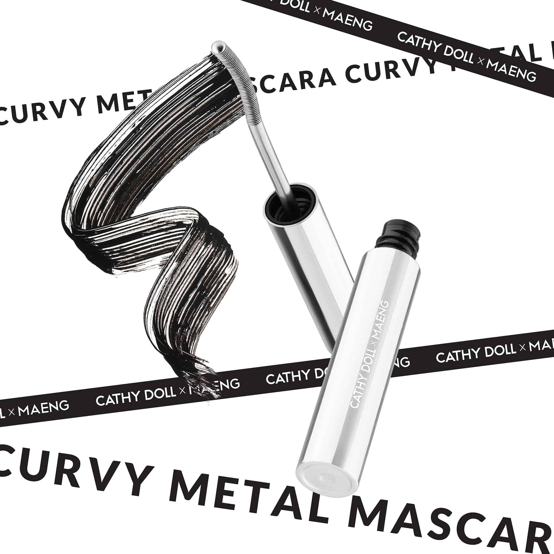 Curvy Metal Mascara Cathy Doll X Maeng – One Size