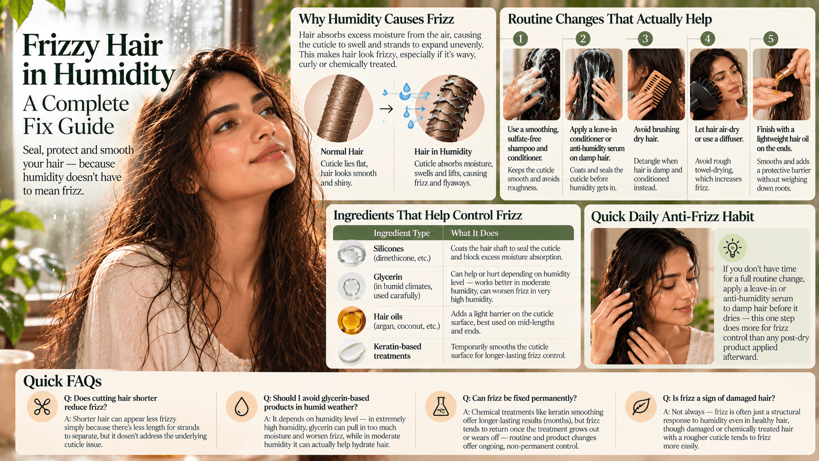 Frizzy Hair in Humidity: A Complete Fix Guide