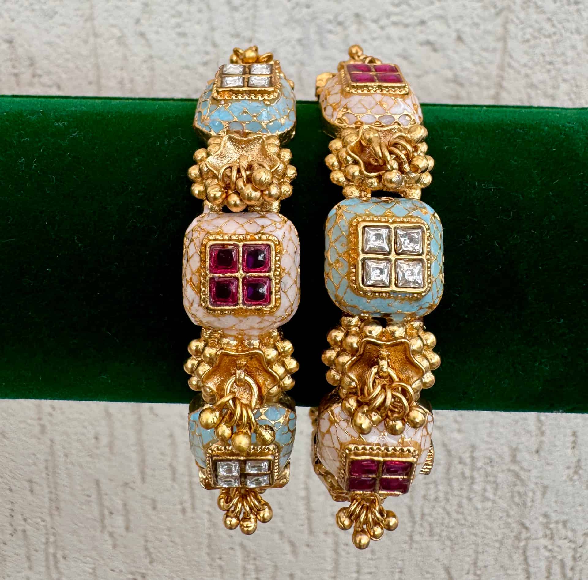 Ornate Meenawork Traditional Bangles