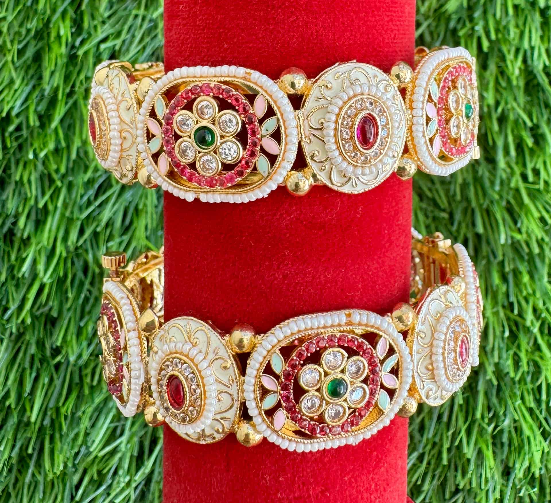 Meenawork Traditional Bangles – 2-4