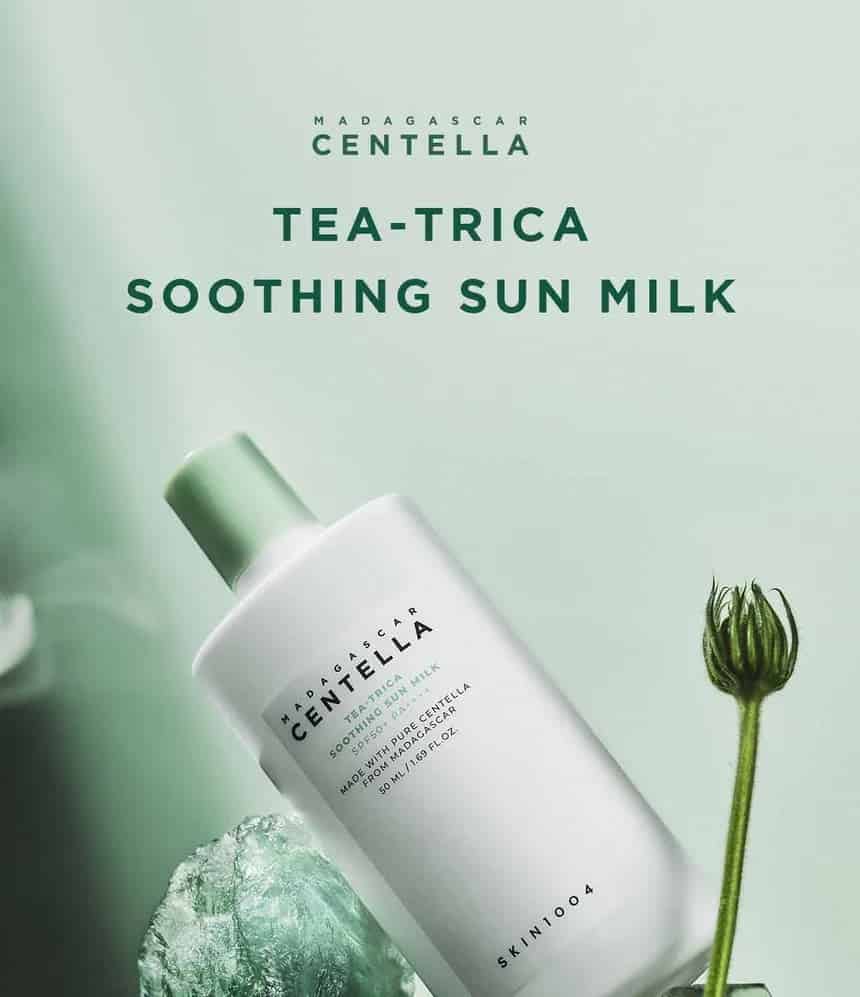 Skin1004 - Madagascar Centella Tea-trica Soothing Sun Milk, 50 Ml