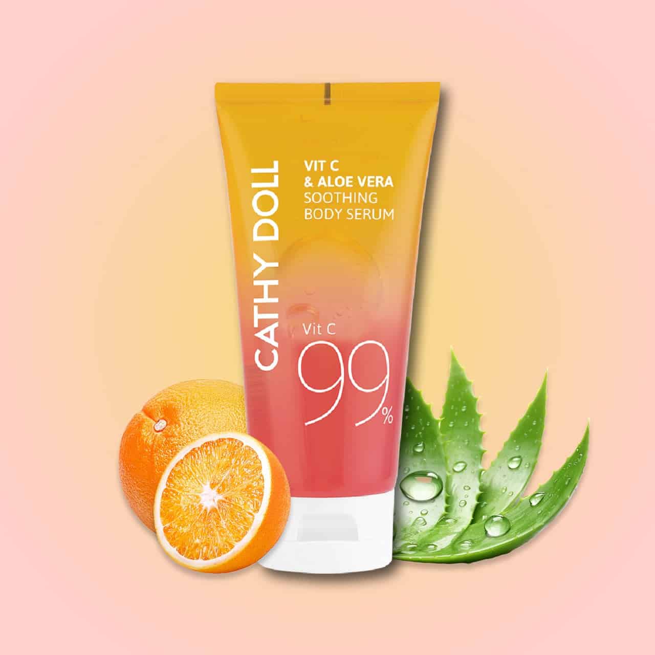 Vit C & Aloe Vera Soothing Body Serum – One Size