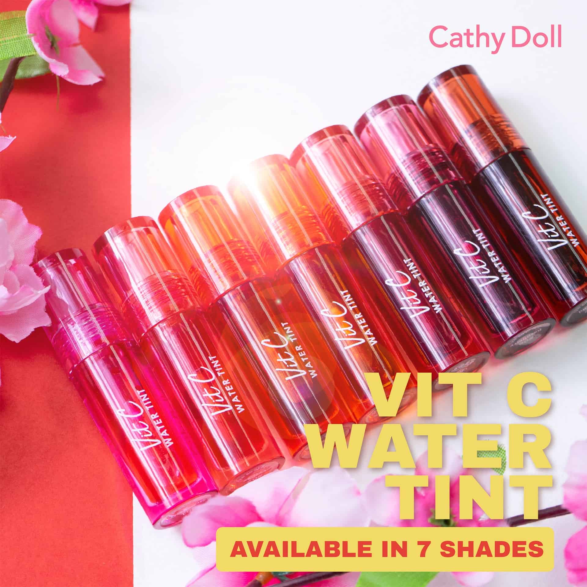 Vit C Water Tint – Lightweight Hydrating Lip Tint – One Size