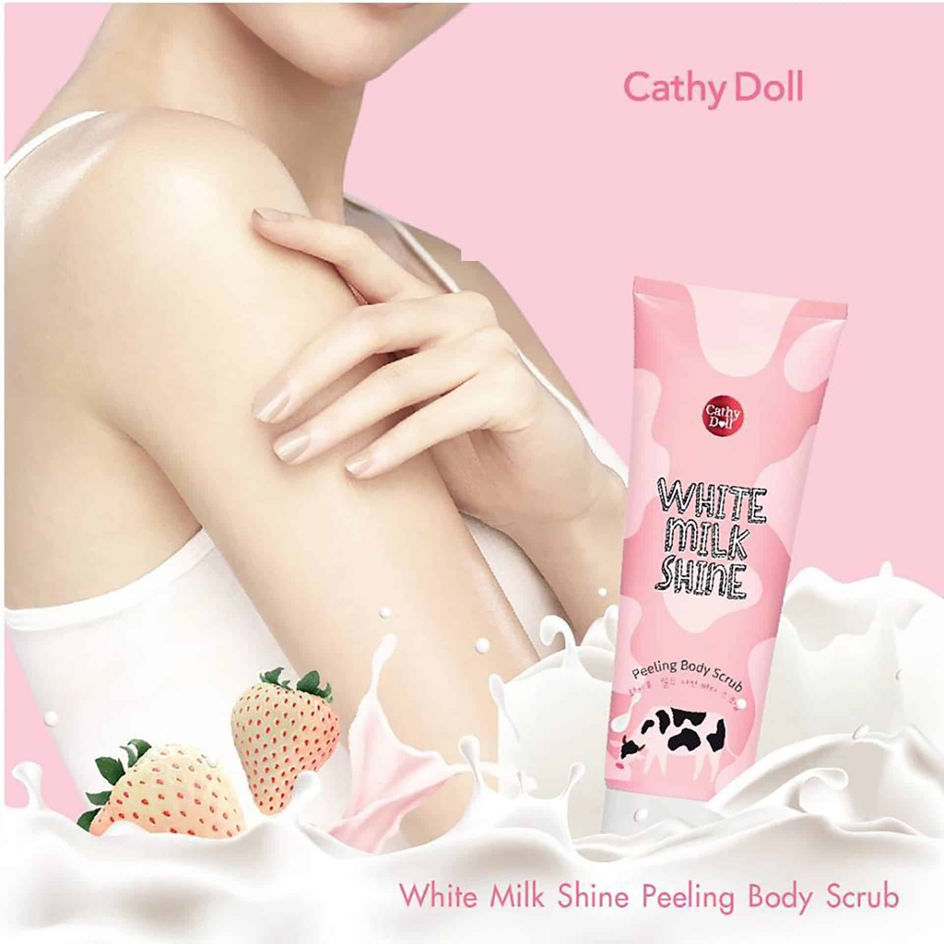 White Milk Shine Peeling Body Scrub – One Size